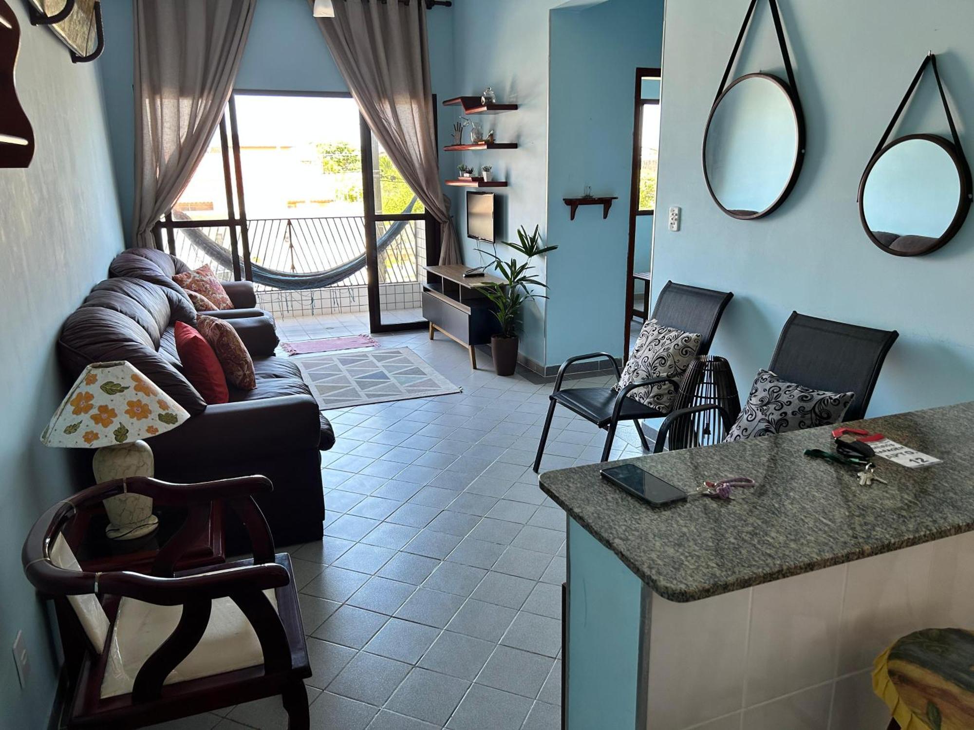 Ap Beira-Mar Com Wi-Fi E Garagem Apartment Mongaguá Стая снимка
